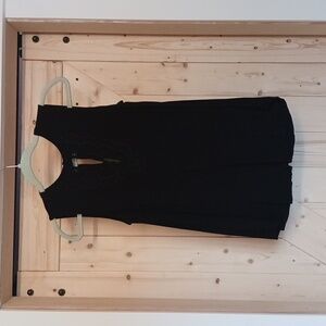 Black lace detail tank